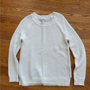 Old Navy Women's Off-White Tunic Crewneck